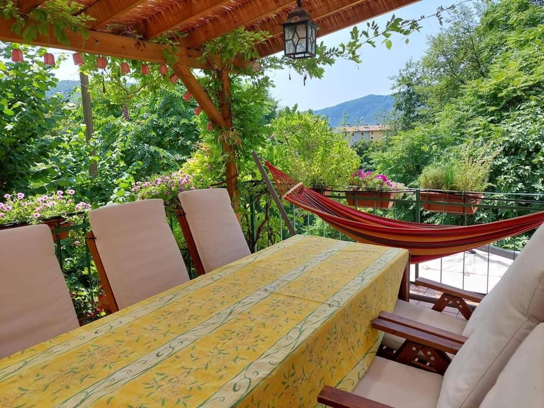 La Casa Rosa Di Segusino With Spa Jacuzzi In Garden Sequsino Exterior photo